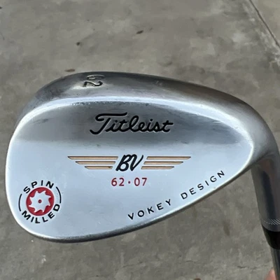 Titleist Vokey Spin Millled 62 Tour 2009 cromo lob wedge Foto 1 de 4
