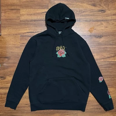DGK Guadalupe Grey Hoodie Embroidered Virgin Mary Skate Streetwear Medium - Image 1 of 4
