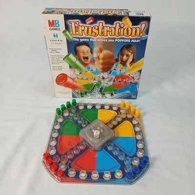 Frustration 2000 Boxed Board Game Pop-O-Matic, MB Games, Vintage Complete  - Image 1 of 4