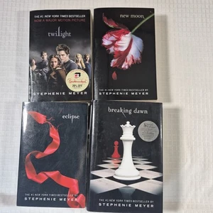 Twilight Saga Series 1-4 Set-Twilight(PB) New Moon, Eclipse,Breaking Dawn HC - Picture 1 of 8