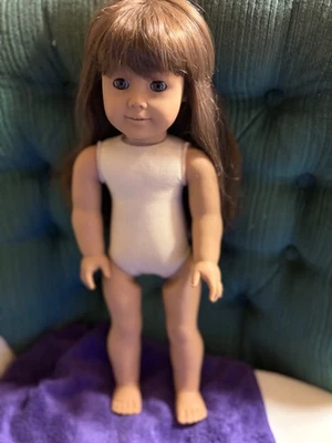 老式Pleasant Company白色身体莫莉娃娃 — 第 1/4 张图片