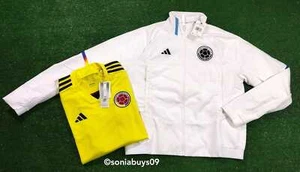 Adidas Men's Colombia Game Day Anthem Jacket & Home Soccer Jersey, Sizes - Picture 1 of 13