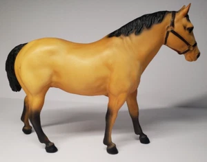Breyer Quarter Horse Gelding #98 Two Bits Buckskin Black Halter 1963-1980 - Picture 1 of 14