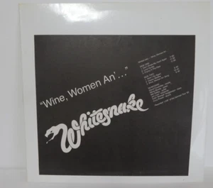 Wine, Women An'... Whitesnake Live at the German Tour 83‘ LP Vinyl A358 - Picture 1 of 3