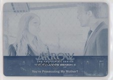 2015 Arrow Season 2 Printing Plate Cyan 1/1 Laurel Lance Oliver Queen #14 1d3