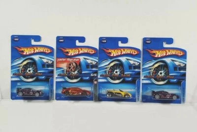 2005 y 2006 Hot Wheels "Lotus Sport Elise #163, #080, #163, rojo, púrpura, amarillo Foto 1 de 4