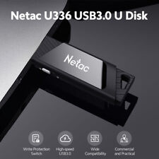 Netac USB3.0 32GB U Disk Portable High-speed Write Protection Flash Drive Black