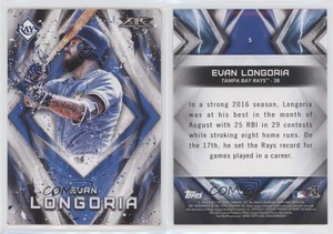 2017 Topps Fire Evan Longoria #5