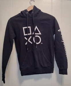 Sony Playstation Hoodie Sweatshirt Size Small Black Unisex Gamer - Picture 1 of 3