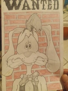 Who Framed Roger Rabbit Art Drawing Jessica Rabbit Two Pack - Picture 1 of 2