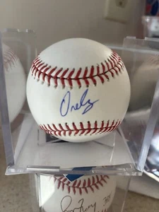 Orelvis Martinez Autographed Rawlings Official MLB ONYX COA-Blue Jays Rookie - Picture 1 of 4