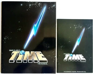 "DAVE CLARK'S TIME" LONDON CAST 1986 DOMINION THEATRE PROGRAMME, FOLIO & TICKET - Picture 1 of 2
