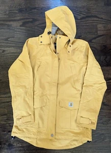 Womens Carhartt Shoreline Jacket Storm Defender Yellow Sz XS (0/2) - Picture 1 of 12
