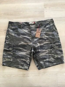 Hudson & Barrow Camo Men’s Shorts Size 44 Chino Cargo Shorts Flat Front STRETCH - Bild 1 von 13