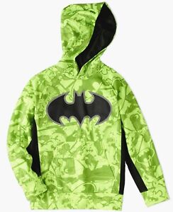 Batman Pullover Hoodie 6-7 S 8 M 10-12 L 14-16 XL 18 XXL New Child Sweatshirt 
