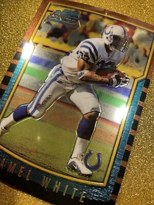 2000 BOWMAN CHROME JAMEL WHITE ROOKIE #208 INDIANAPOLIS COLTS CSTORE MORE RARE - Image 1 of 3