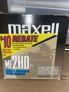 Maxwell 2HD 3.5” Floppy Diskette 30 Pack New but Box Damaged - Afbeelding 1 van 6