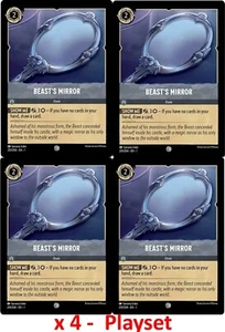 Juego de juegos de jcc Disney Lorcana x4 -Beat's Mirror 201/204 casi nuevo sin lámina 4x - Imagen 1 de 2
