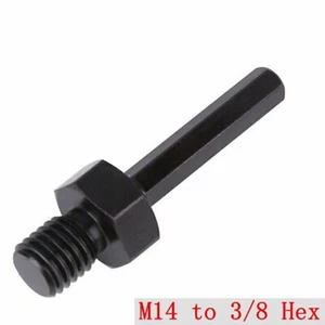 M14 To 3/8 Hex Arbor Adapter Diamond Core Drill Bit Hole Saw Connecting Rod - Picture 1 of 10