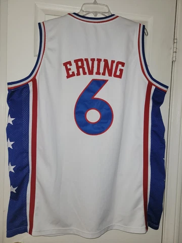 RARE Julius Erving #6  Mitchell & Ness 1977-78 Hardwood Classics Sz56 Made  USA Cover