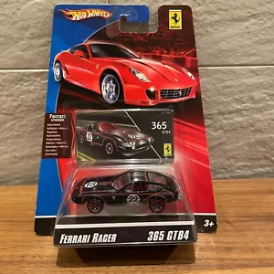Hot Wheels Ferrari Racer 365 GTB4 Negro #22 Nuevo stock antiguo sin abrir - Imagen 1 de 12