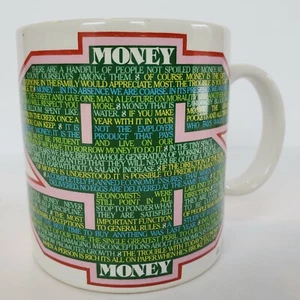 Tazza caffè Kenneth Grooms 1981 denaro citazioni e detti tazza Toscana Giappone - Foto 1 di 7