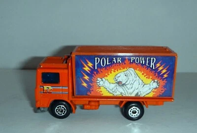 MATCHBOX VOLVO REITHOFFER POLAR POWER 1:87 ANNO 1981 CIRCHI AMERICANI METALLO - Immagine 1 di 4