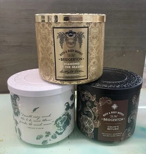 3 Candles: Bath Body Works BRIDGERTON - DIAMOND OF THE SEASON 3-wick 14.5oz - Picture 1 of 16