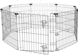 .Amazon Basics Octogonal, Parque de metal plegable para perros y mascotas de 61 - Imagen 1 de 2