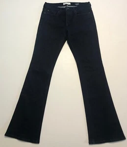 Henry & Belle Microflare Jeans Sz 30 Dark Blue Wash Stretch Denim - Picture 1 of 14