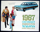 Prospekt brochure 1967 Chevrolet Chevy Wagons  (USA)  Caprice Impala  Malibu