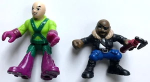 Marvel Superhero Squad NICK FURY 2" & LEX LUTHER 3" Avengers Imaginext Figure - Picture 1 of 10