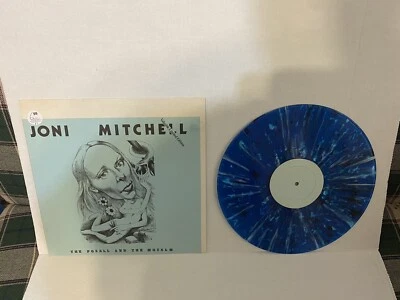 Rare Joni Mitchell BLUE Splatter Ukraine Import Posall And The Moslam LP Record - Image 1 of 4
