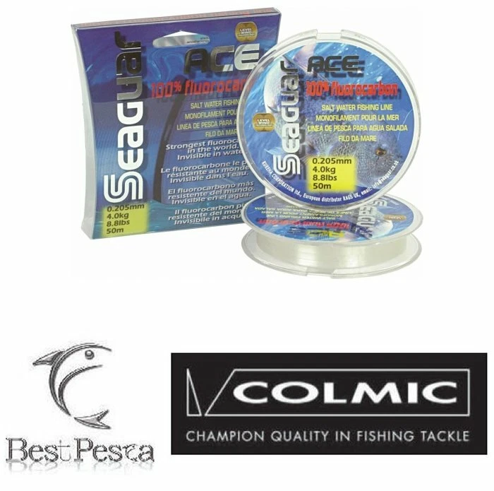Seaguar Ace Filo Fluorocarbon 0 235 mm mt 50 per Terminali