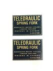 Teledraulic Spring Fork Sticker Set for Matchless Motorcycles - NEW - #(F-39)