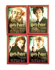 Harry Potter Chamber Of Secrets 2003 Movie Poster Buttons Pins Plus Bonus Pin - Picture 1 of 2