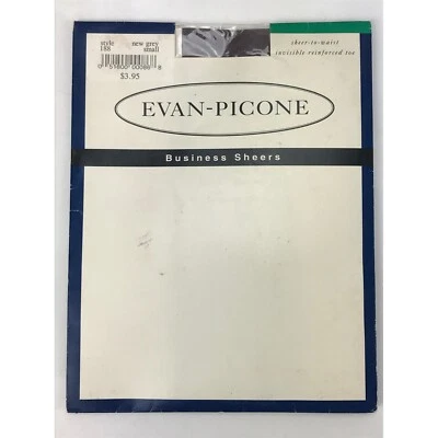 Evan-Picone Business Sheers Transparente hasta la Cintura Estilo 188 Nuevo Gris Pequeño Panty Manguera Foto 1 de 3