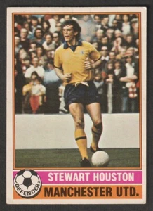 Topps Espalda Roja 1977 Fútbol Manchester United Stewart Houston # 191 - Imagen 1 de 2