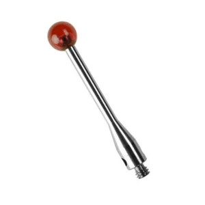 CMM Styli 4.0mm Ruby Ball M2 Thread Stainless Steel Stem L20mm for A-5000-4161 - Picture 1 of 5