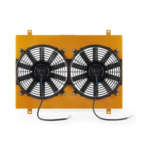 Mishimoto 79-93 Ford Mustang Aluminum Fan Shroud Gold - Bild 1 von 3