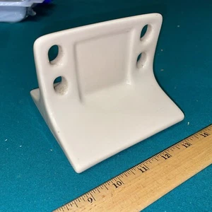 Bath Tub/Shower Ceramic Thinset Wall Mount Tile Soap Dish Toothbrush Light Beige - Picture 1 of 5