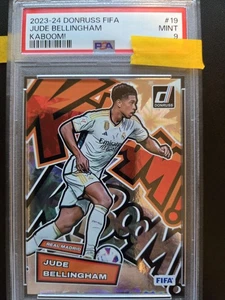 2023-24 Donruss FIFA Kaboom Jude Bellingham #19 PSA 9 - Picture 1 of 2
