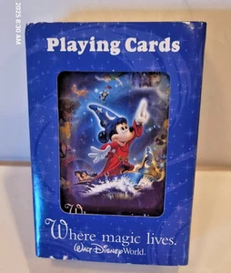 Cartas de juego Walt Disney World Where The Magic Lives nuevas en caja sellada - Imagen 1 de 4