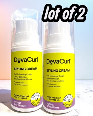 DevaCurl -STYLING-Creme 5,1 oz 150ml -DEFINE - Novo lote de 2 hidratantes tocáveis - Imagem 1 de 2