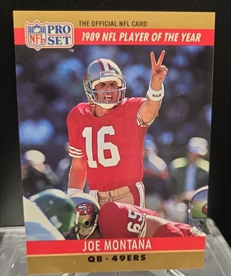 Juego profesional 1990 - ganador del premio Joe Montana #2 Foto 1 de 2