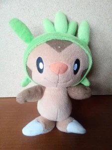 Nintendo Pokemon CHESPIN Tomy Plush brown green 2013 - Picture 1 of 1