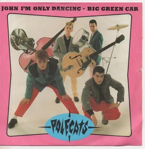 POLECATS john i'm only dancing*big green car 1981 UK MERCURY 7" PS 45 - Picture 1 of 4