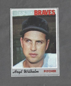 Hoyt Wilhelm HOF Atlanta Braves 1970 Topps #17 Kostenloser Versand für 3+ Artikel - Bild 1 von 2