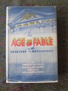 The Age of Fable by Thomas Bulfinch VGLN 1st Ed. 3rd Printing 1937 Mylar Cover - Picture 1 of 6