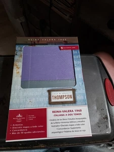 BIBLIA DE REFERENCIA THOMPSON LEATHER BOUND BOOK - Foto 1 di 2